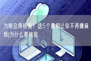 为啥总得核验？这5个真相让你不再嫌麻烦|为什么要核验